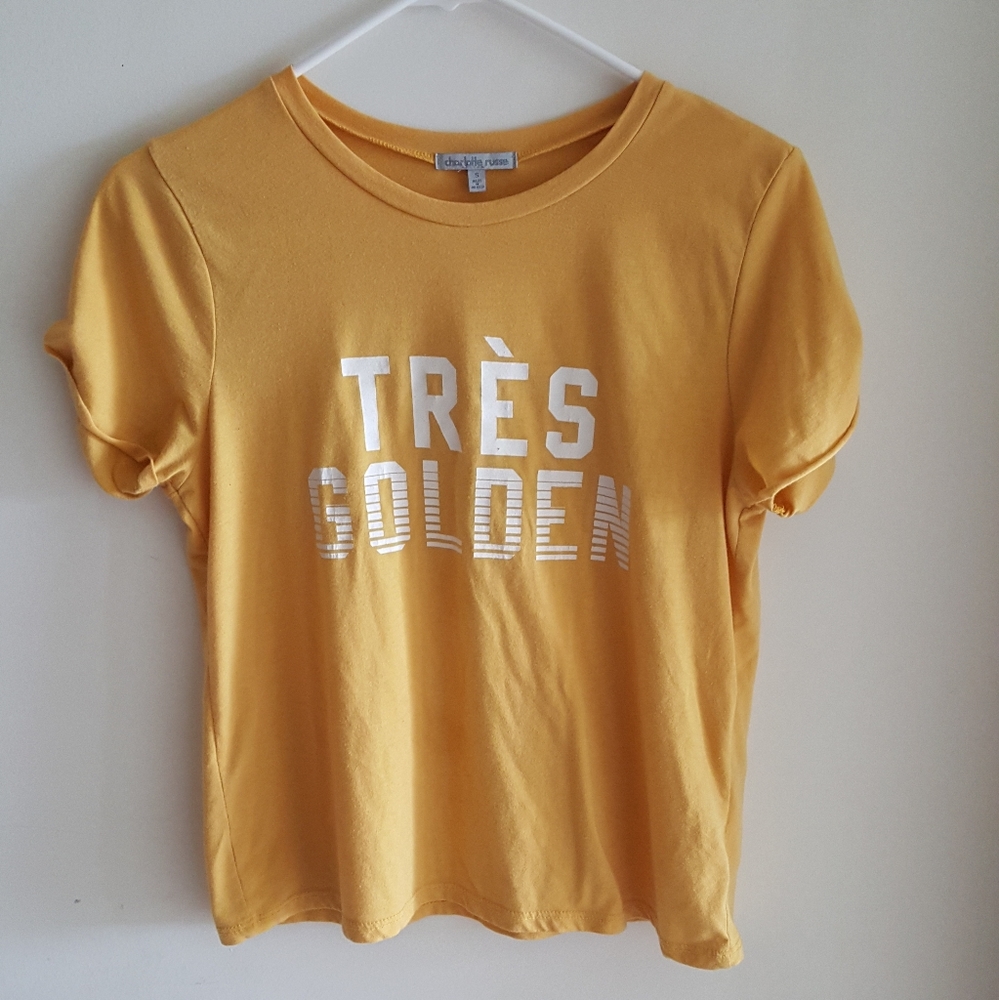 Très Golden Mustard Top